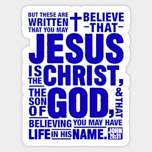 John 20:31 Sticker